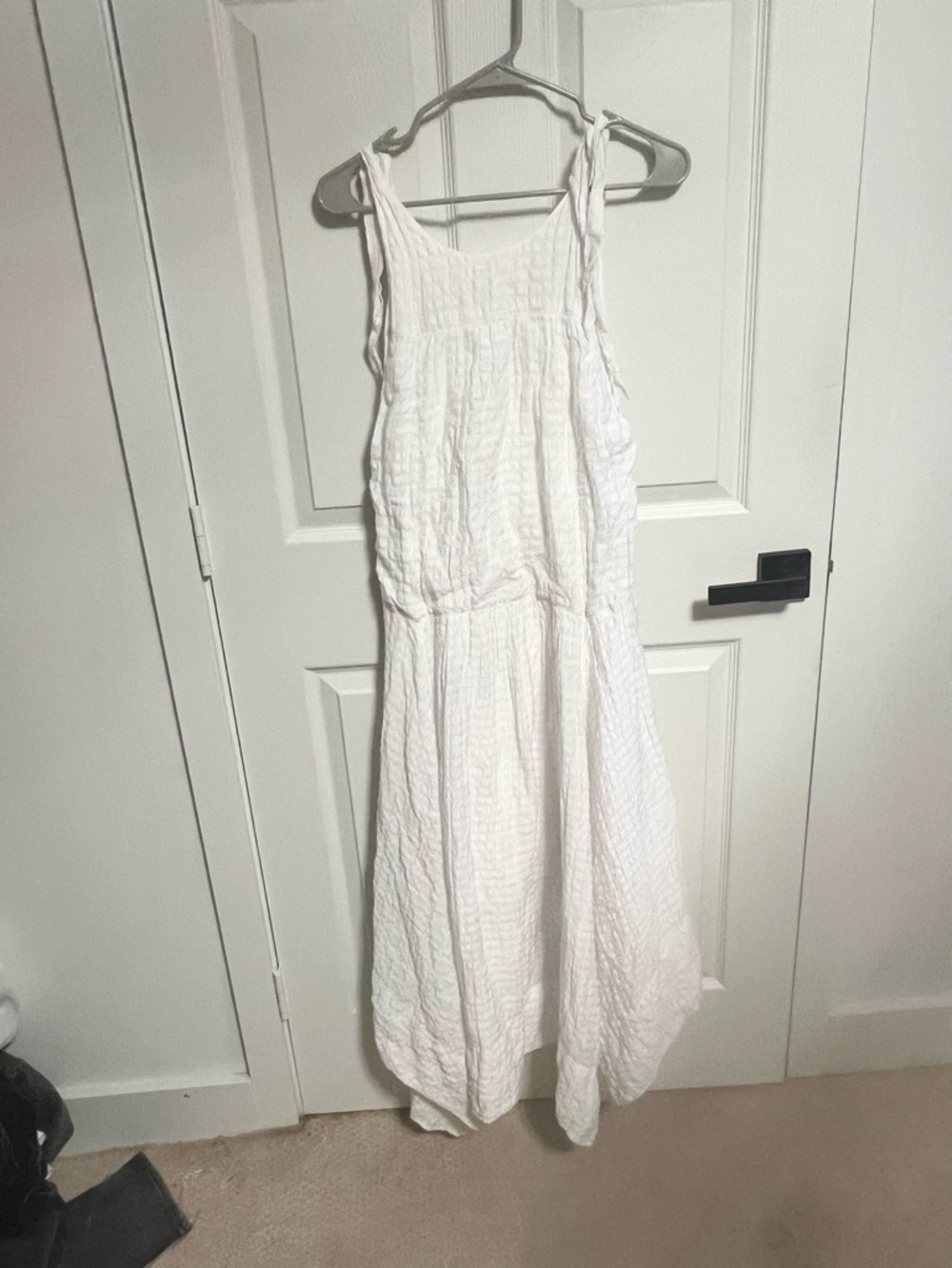 Free People linen blend white Celine Dress - Picture 9 of 11